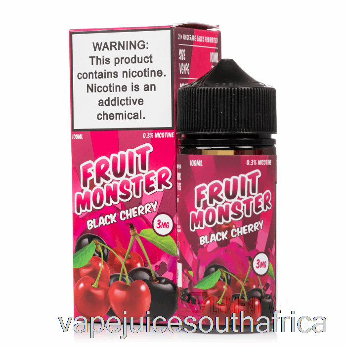 Vape Juice South Africa Black Cherry - Fruit Monster - 100Ml 0Mg